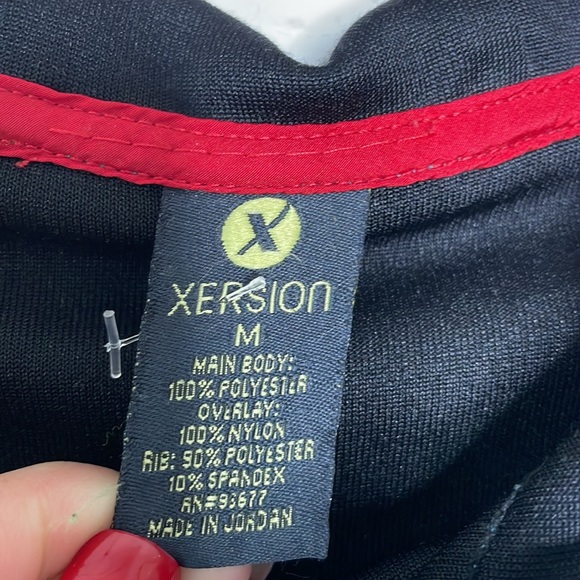 Vintage 80’s look Xersion 1/4 zip pullover hoodie - Picture 3 of 5